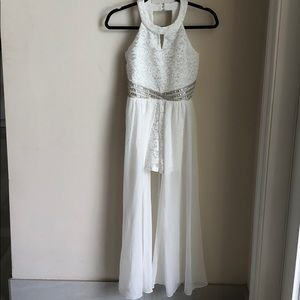 Speechless kids size 16 white romper